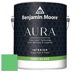 Benjamin Moore Aura 528 Waterborne Interior Semi-gloss Finish краска цвет NCS S 0565-G10Y 