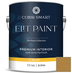 Краска COLOR SMART CS 745 ELIT PAINT глубокоматовая моющаяся краска цвет 2152-10 Medieval Gold