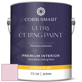 COLOR SMART CS 758 ULTRA CEILING PAINT ультраматовая краска цвет 2081-60 Pink Lace