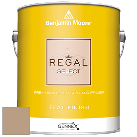 Benjamin Moore 547 Regal Select Waterborne Interior Flat Finish краска цвет 1054 Sherwood Tan