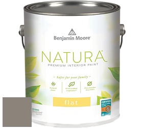 Benjamin Moore 512 Natura Interior Flat Finish матовая краска цвет 2111-40 Taos Taupe
