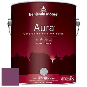 Benjamin Moore Aura 631 Waterborne Exterior Satin Finish краска цвет 2075-20 Mulberry