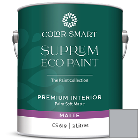 Краска COLOR SMART CS 619 SUPREM ECO PAINT матовая краска цвет 1613 Silent Night