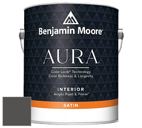 Benjamin Moore Aura 526 Waterborne Interior Satin Finish покрытие цвет NCS S 8000-N 