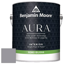Benjamin Moore Aura 528 Waterborne Interior Semi-gloss Finish краска цвет NCS S 4005-R50B 