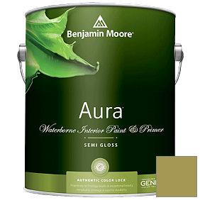 Краска Aura Waterborne Interior Semi-gloss Finish (528) цвет 2147-30 JalapeÃ±o Pepper