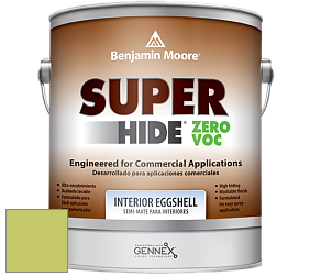 Benjamin Moore 357 Super Hide Zero Voc Interior Eggshell краска цвет 2028-40 Pear Green