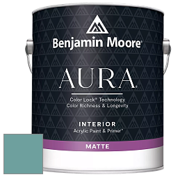 Benjamin Moore Aura 522 Interior Paint - Matte краска цвет 2051-40 Majestic Blue