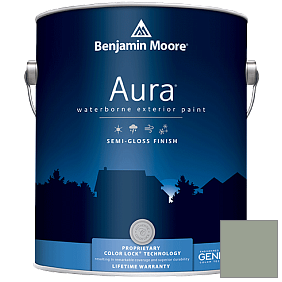 Краска Aura Waterborne Exterior Semi-Gloss Finish (632) цвет 460 Herb Bouquet