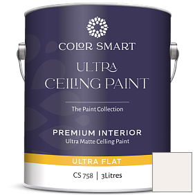 Краска COLOR SMART CS 758 ULTRA CEILING PAINT ультраматовая краска цвет OC-70 Whitewater Bay