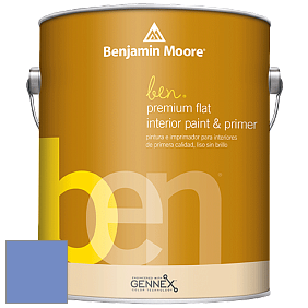 Benjamin Moore Ben W625 Premium Interior Latex Flat краска цвет NCS S 2050-R70B 