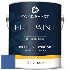 COLOR SMART CS 745 ELIT PAINT глубокоматовая моющаяся краска цвет 2067-30 Twilight Blue