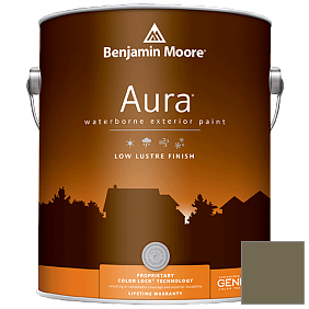 Краска Aura Waterborne Exterior Low Lustre Finish (634) цвет 2142-20 Turtle Green