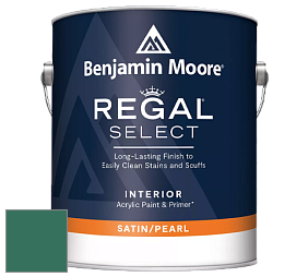 Benjamin Moore 550 Regal Select Waterborne Interior Pearl Finish краска цвет 2047-20 Manor Green