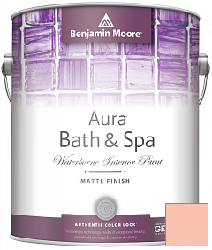 Краска Benjamin Moore Aura Bath & Spa Interior Paint Matte Finish (532) цвет 2014-50 Springtime Peach
