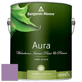 Benjamin Moore Aura 528 Waterborne Interior Semi-gloss Finish краска цвет 2073-40 Purple Hyacinth