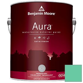 Краска Aura Waterborne Exterior Satin Finish (631) цвет 2039-40 Teal Blast