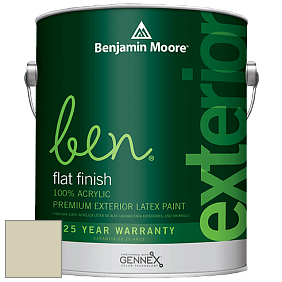 Benjamin Moore Ben 541 Waterborne Exterior Flat Finish краска цвет AF-435 