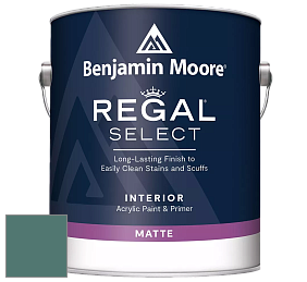 Benjamin Moore 548 IRegal Select Interior Paint - Matte краска цвет 2050-30 Newport Green