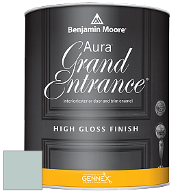Benjamin Moore Aura 148 Grand Entrance High Gloss эмаль цвет 688 Seacliff Heights