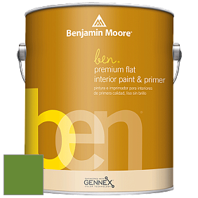 Benjamin Moore Ben W625 Premium Interior Latex Flat краска цвет NCS S 2570-G30Y 