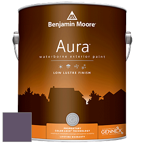 Benjamin Moore Aura 634 Waterborne Exterior Low Lustre Finish краска цвет 2072-30 Purple Lotus