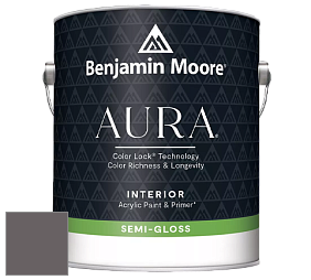 Benjamin Moore Aura 528 Waterborne Interior Semi-gloss Finish краска цвет 1456 Mountain Ridge