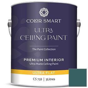 Краска COLOR SMART CS 758 ULTRA CEILING PAINT ультраматовая краска цвет 2054-20 Beau Green