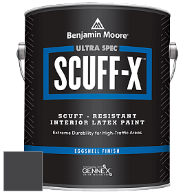 Benjamin Moore 485 Ultra Spec SCUFF-X Interior Eggshell Finish краска цвет 2119-10 Space Black