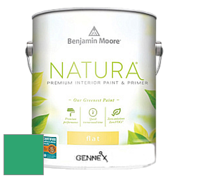 Benjamin Moore 514 Natura Interior Semi-Gloss Finish краска цвет 2039-30 Cabana Green