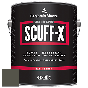 Benjamin Moore 486 Ultra Spec SCUFF-X Interior Satin Finish краска цвет 2140-10 Fatigue Green