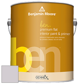 Benjamin Moore Ben W625 Premium Interior Latex Flat краска цвет AF-605 
