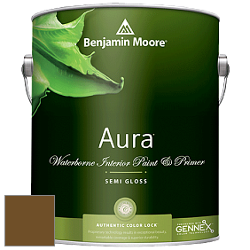 Benjamin Moore Aura 528 Waterborne Interior Semi-gloss Finish краска цвет RAL 8008 