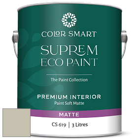 COLOR SMART CS 619 SUPREM ECO PAINT матовая краска цвет 2142-50 Gray Mirage