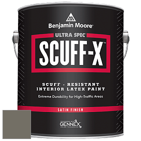 Benjamin Moore 486 Ultra Spec SCUFF-X Interior Satin Finish краска цвет 2139-30 Sharkskin