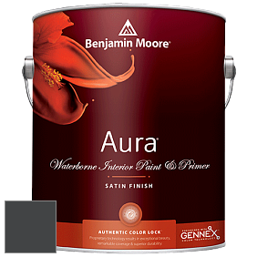 Краска Aura Waterborne Interior Satin Finish (526) цвет 2131-10 Black Satin