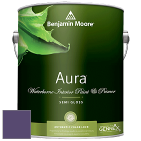 Краска Aura Waterborne Interior Semi-gloss Finish (528) цвет 2071-20 Gentle Violet