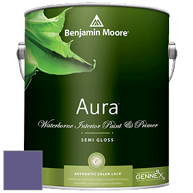 Краска Aura Waterborne Interior Semi-gloss Finish (528) цвет 1400 Your Majesty