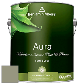 Краска Aura Waterborne Interior Semi-gloss Finish (528) цвет 474 Mistletoe