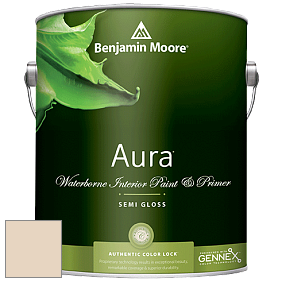 Краска Aura Waterborne Interior Semi-gloss Finish (528) цвет 2162-60 Mystic Beige