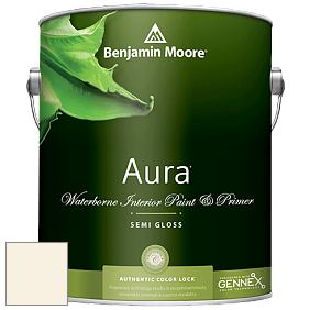 Краска Aura Waterborne Interior Semi-gloss Finish (528) цвет OC-89 Butter Pecan