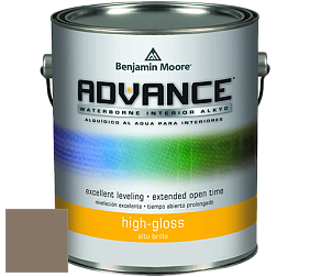 Краска Benjamin Moore 794. Advance Interior Paint-High Gloss глянцевая алкидная эмаль цвет 999 Rustic Taupe