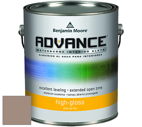 Краска Benjamin Moore 794. Advance Interior Paint-High Gloss глянцевая алкидная эмаль цвет 992 Ticonderoga Taupe