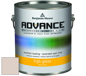 Краска Benjamin Moore 794. Advance Interior Paint-High Gloss глянцевая алкидная эмаль цвет 988 Frosted Toffee