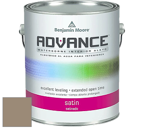 Краска Benjamin Moore 792. Advance Interior Paint-Satin эмаль цвет 986 Smoky Ash