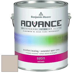 Краска Benjamin Moore 792. Advance Interior Paint-Satin эмаль цвет 983 Smokey Taupe