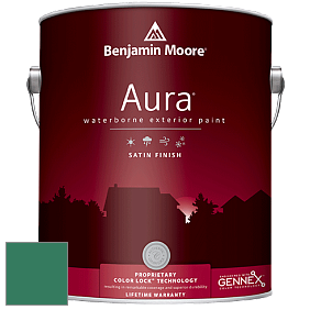 Краска Aura Waterborne Exterior Satin Finish (631) цвет 2043-20 Ming Jade