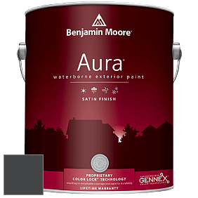 Краска Aura Waterborne Exterior Satin Finish (631) цвет 2131-10 Black Satin