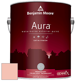 Краска Aura Waterborne Exterior Satin Finish (631) цвет 2169-50 Malibu Peach