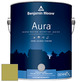 Краска Aura Waterborne Exterior Semi-Gloss Finish (632) цвет 2146-30 Split Pea